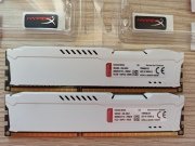 Kingston HyperX Fury White 4+4 8 GB 1600Mhz DDR3 Ram HX316C10FW