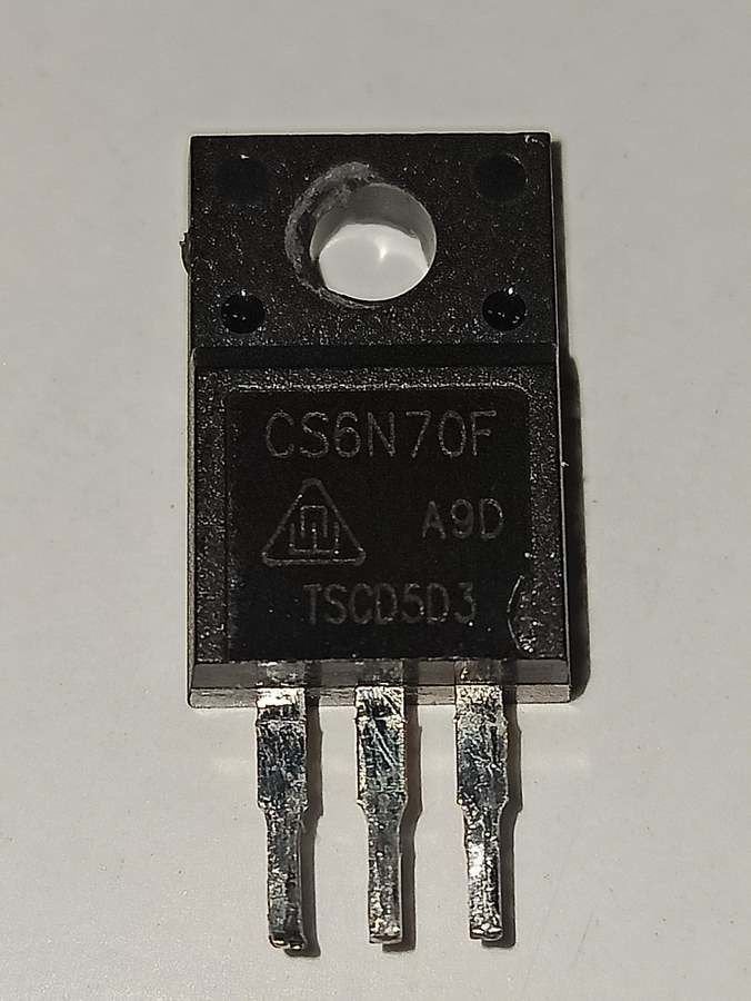 CS6N70F A9D 700V 1.5Ω 6A TO-220F Mosfet