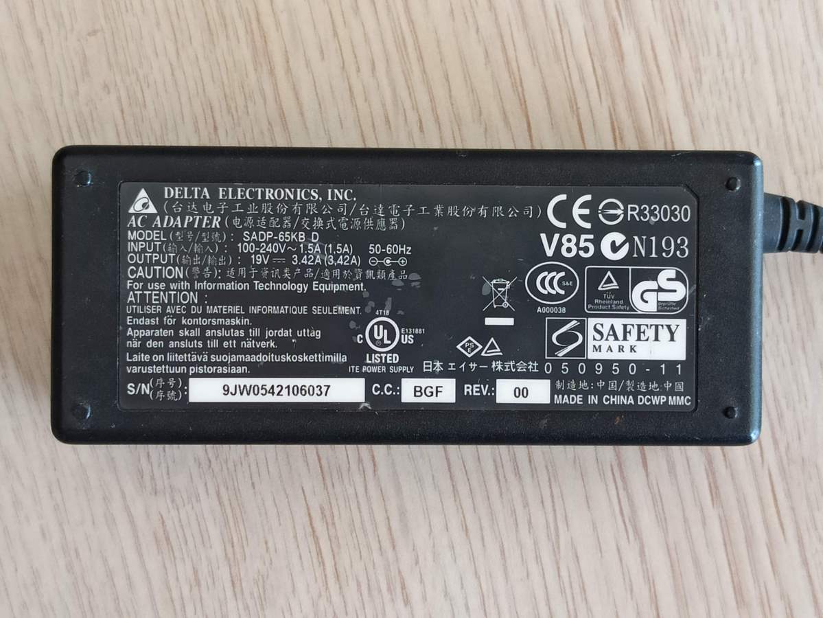 @ORIGINAL SADP-65KB D 19V 3.42 ADAPTÖR SADP-65KB D ŞARJ ALETİ