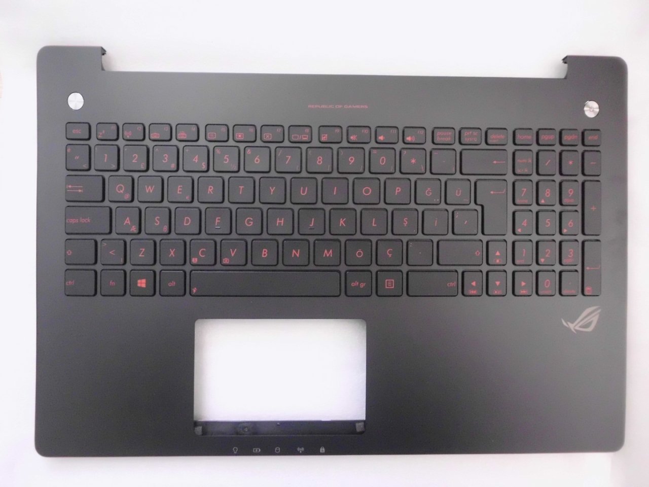 SIFIR @ORIGINAL Asus ROG G550 ÜST KASA G550J G550JK N550 Q550 G550JX Üst Kasa + IŞIKLI Klavye