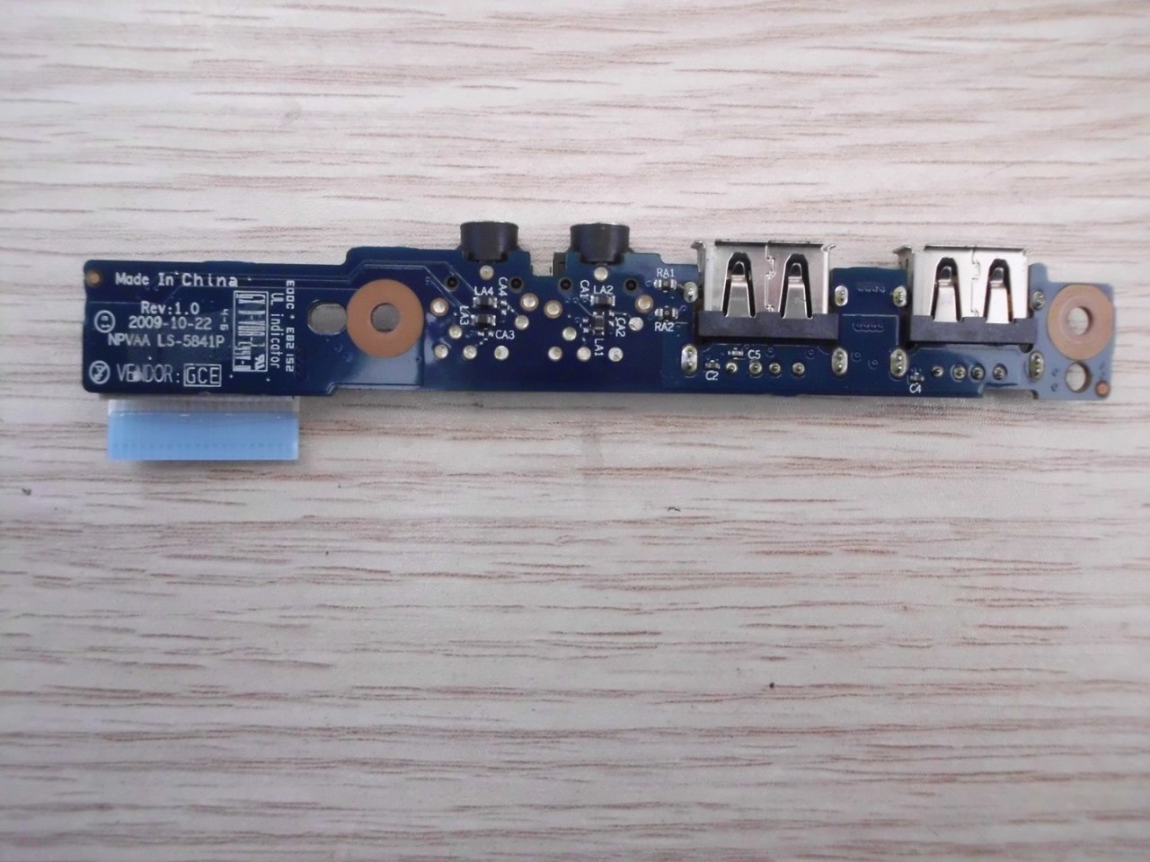 @ORIGINAL TOSHIBA NB305 USB BOARD NB 305 AUDIO BOARD LS-5841P