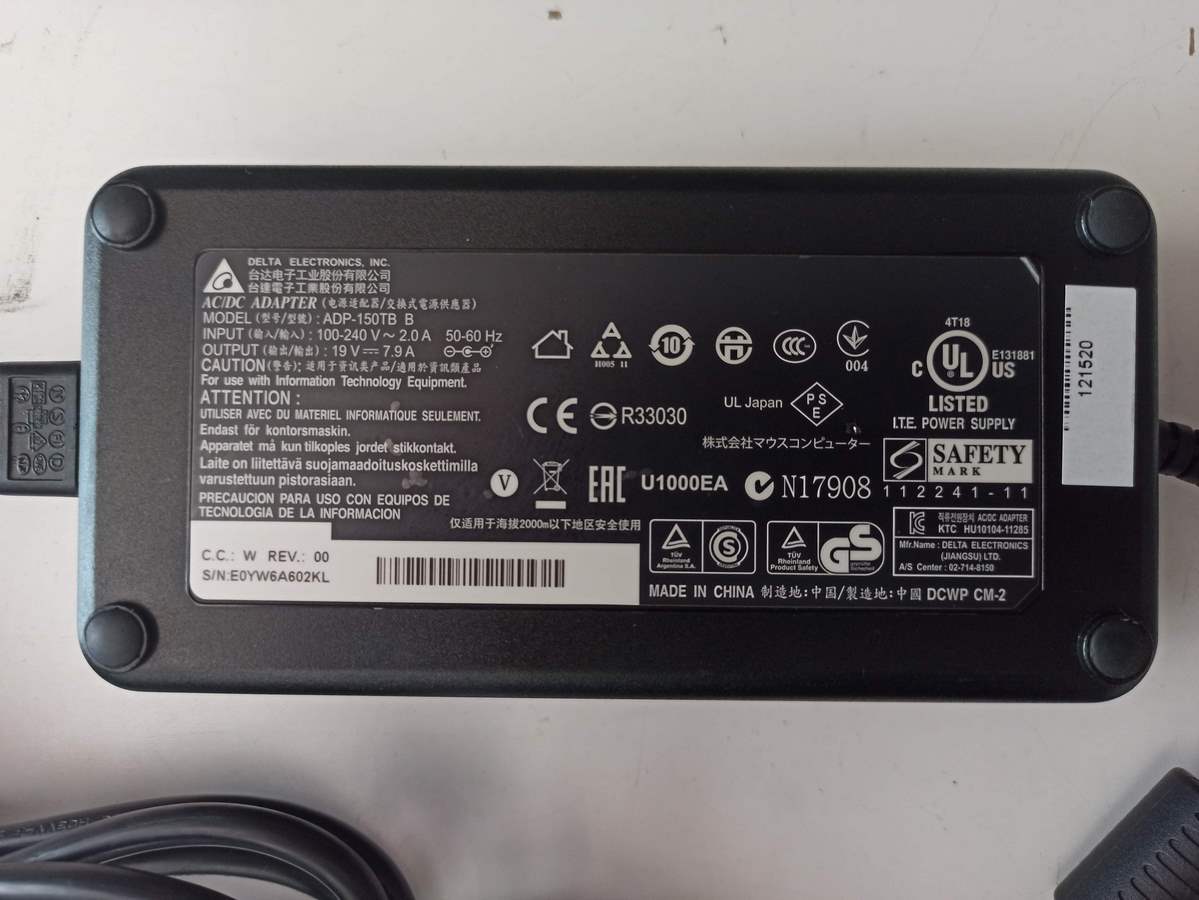 @ORIGINAL CASPER EXCALIBUR G7K ADAPTÖR ADP-150TB B 19V 7.9A 150W