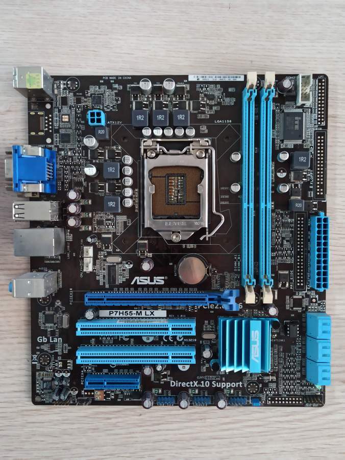 Asus P7H55-M LX Intel H55 DDR3 1333MHz Soket 1156 Anakart
