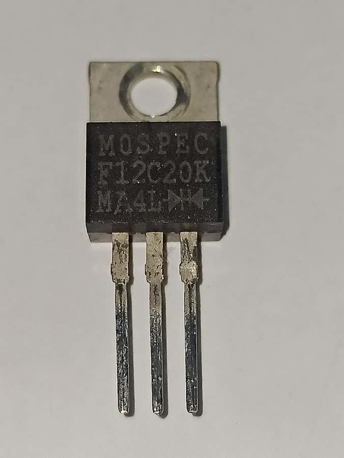 MOSPEC F12C20K 200V 2x6A 12A TO-220AB Hızlı Diyot