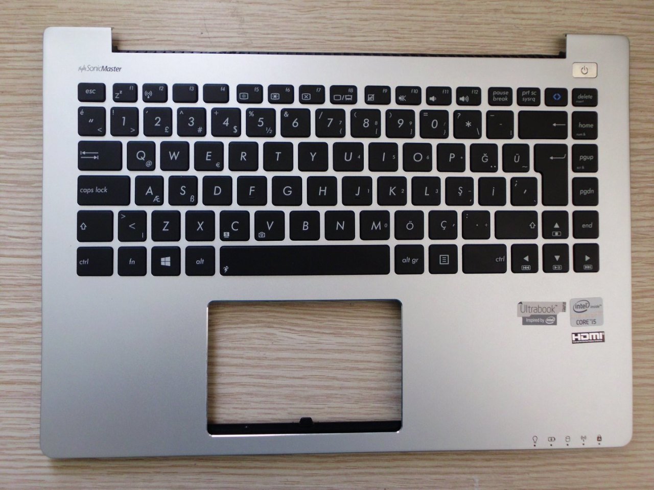 @ORIGINAL ASUS VivoBook S400 ÜST KASA S400C ÜST KASA S400CA Üst Kasa Klavye 13NB0051AM0302 ** AÇIKLAMA
