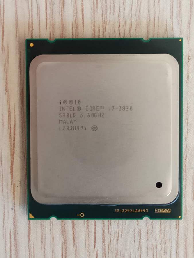 Core i7 3820 Soket 2011 3.6GHz 10MB Önbellek İşlemci