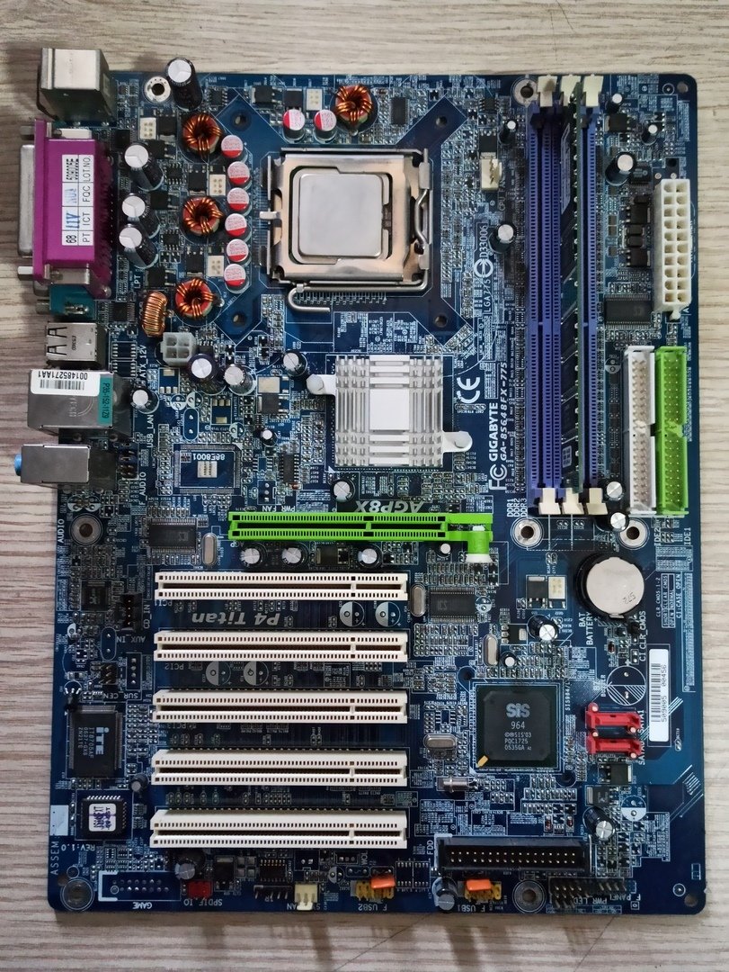 GIGABYTE GA-8S648FX-775 ÇİFT COM PORT P4 TITAN P4-TITAN