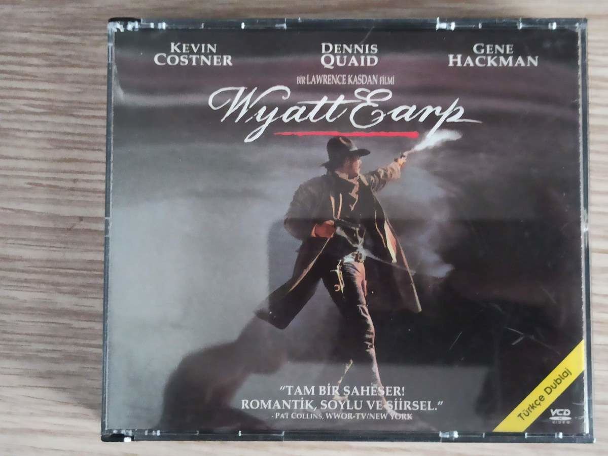 @ORIGINAL WYATT EARP  KEVIN COSTNER 3 VCD