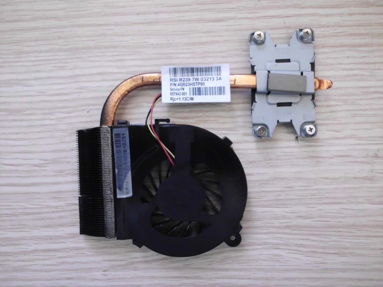 @ORIGINAL G7-1350DX SOĞUTUCU FAN & BAKIR BLOK 657942-001 G7 FAN