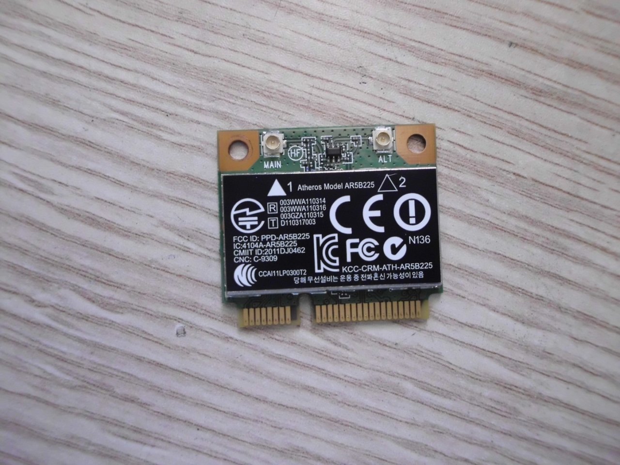 @ORIGINAL G7-1350DX AĞ KARTI WIRELESS KART AR5B225