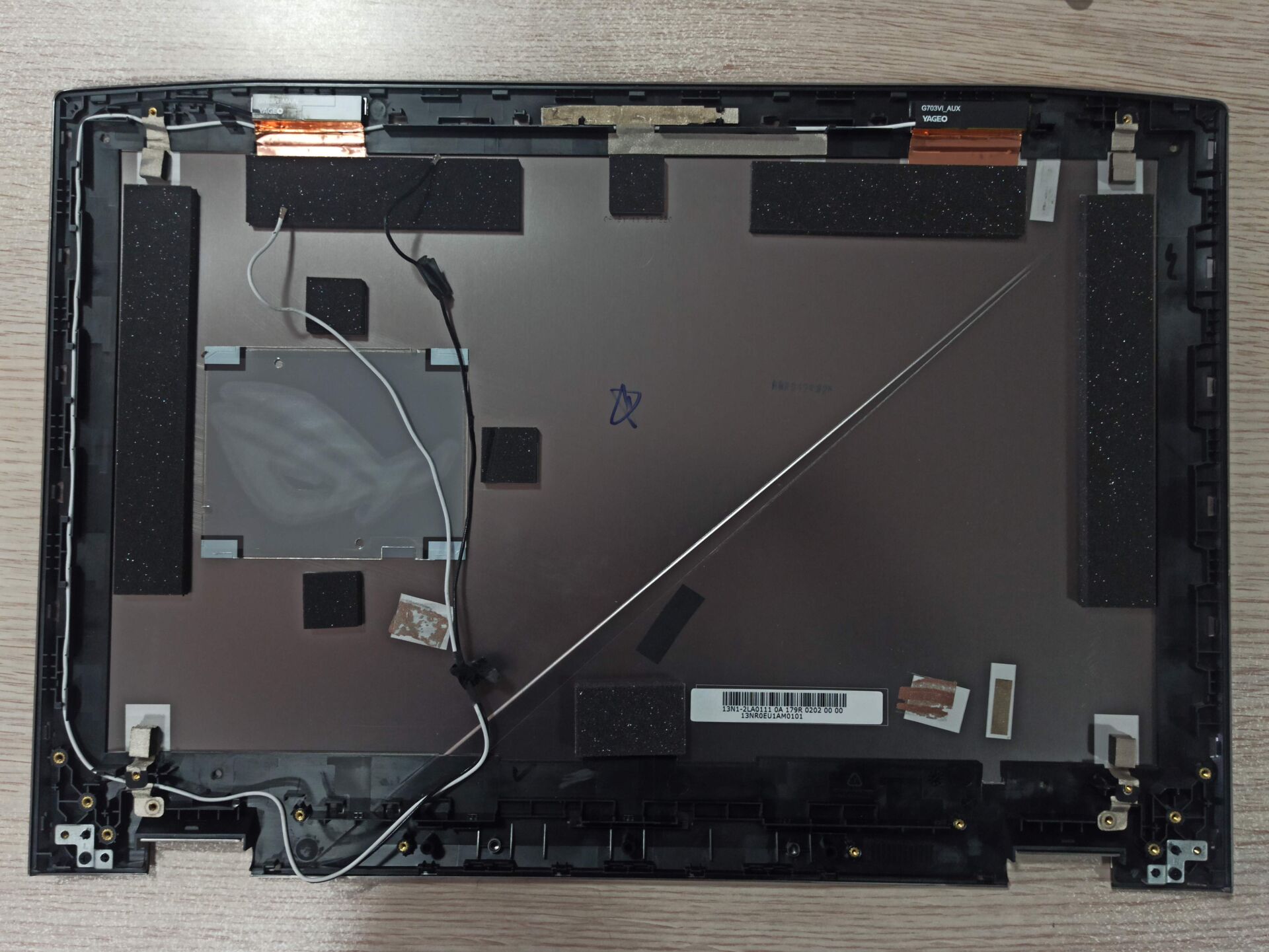 Asus G703V Cover 13N1-2LA0111 13NR0EU1AM0101