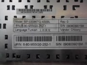 @ORIGINAL M549SS KLAVYE 6-80-M55G0-252-1 MP-030086TQ-4309L