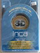 Inca IMH-02 1.8 Mt Mini Hdmi To Hdmi 3D V1.4 Full Hd Altın Uçlu Kablo