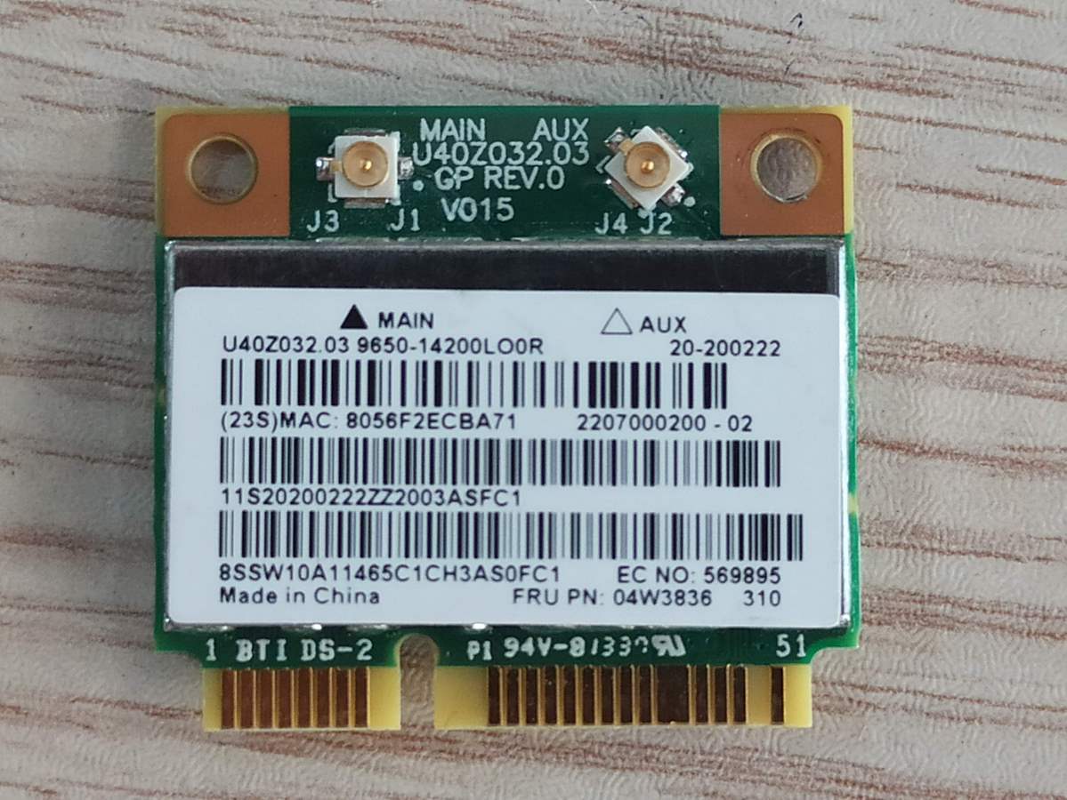 @ORIGINAL Lenovo G710 WIRELESS G710 AĞ KARTI