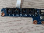 Exper W170HN Vga Button - LED Board 6-71-B7134-D02