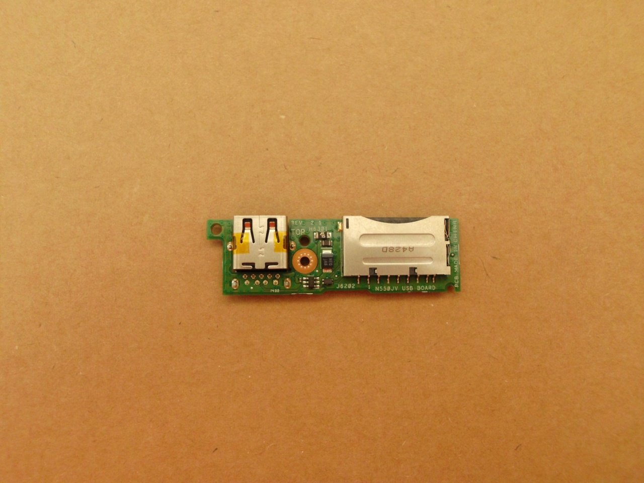 @ORIGINAL Asus N550 Q550 N550JV N550JK N550JA N550JL IO Board Usb Jack