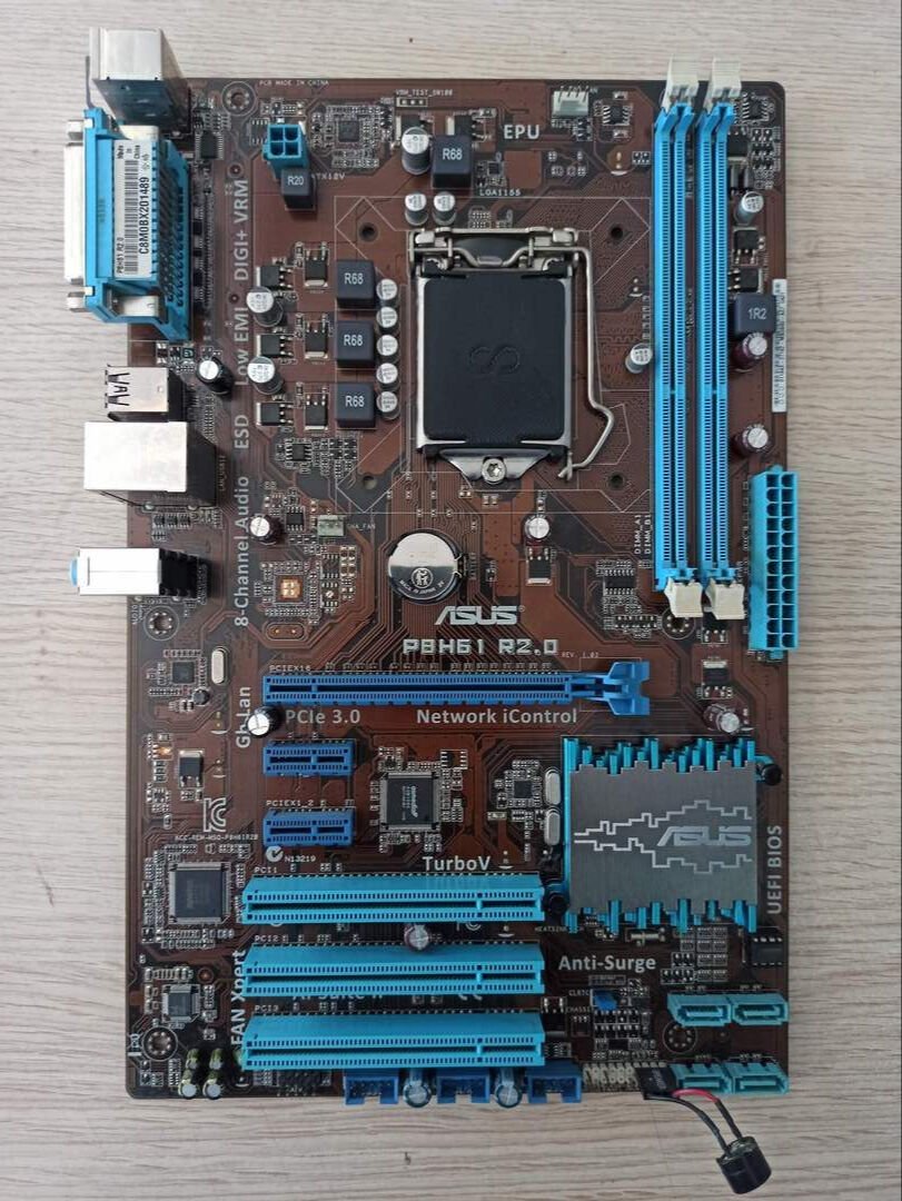 P8H61-M LX R2.0 Intel H61 Soket 1155 DDR3 1333MHz VGA Anakart