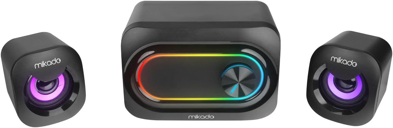 Mikado MD-511 5W+3W×2 USB Rgb Ledli 2.1 Gaming Hoparlör