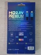 4K01 Yüksek Hızlı 4K UHD 2.0 V HDTV Premium 1.5 m 19+1 High Quality HDMI