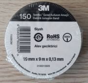 3M Temflex 150 Yanmaz, PVC Elektrik İzolasyon Bandı