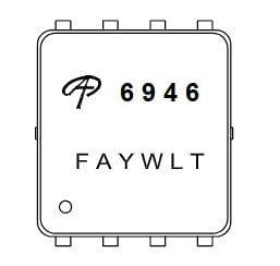 AON6946 6946 QFN-8 Mosfet