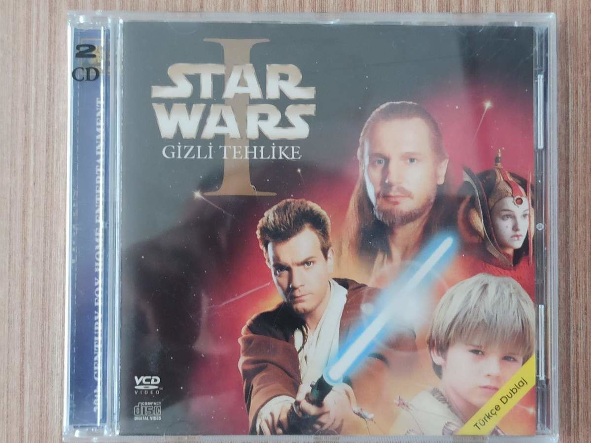 @ORIGINAL Star Wars 1 Gizli Tehlike VCD