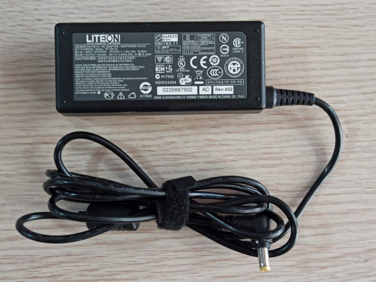 @ORIGINAL LITEON PA-1650-22 ŞARJ ADAPTÖRÜ 19V 3.42A