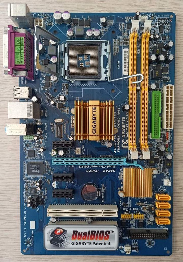 Gigabyte GA-P31-ES3G  775 Pin DDR2 Anakart