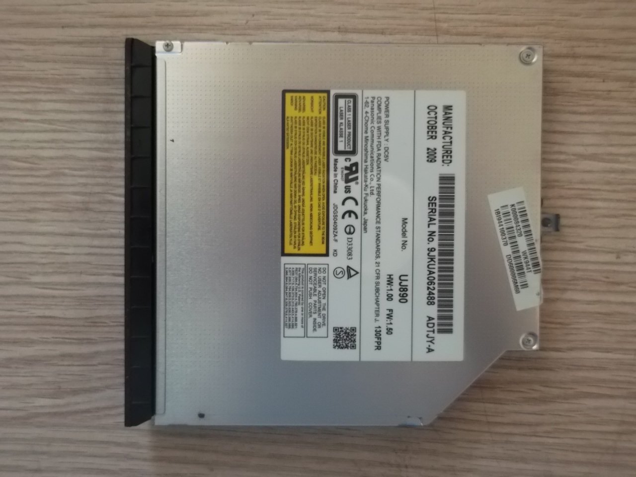 @ORIGINAL TOSHIBA L505 DVD WRITER OPTIK UJ890