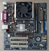 K8VM800-RH ANAKART DDR AGP ANAKART & İŞLEMCİ & FAN