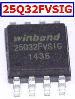 25Q32FVSIG W25Q32FV SOP-8 Winbond Bios