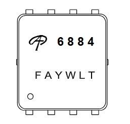 AON6884 QFN-8 Mosfet