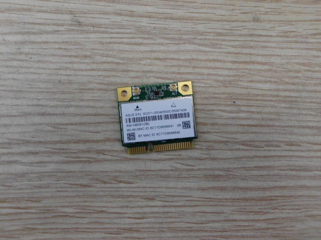 @ORIGINAL Asus K55VD Wireless Kart AR5B225 AW-NB097H