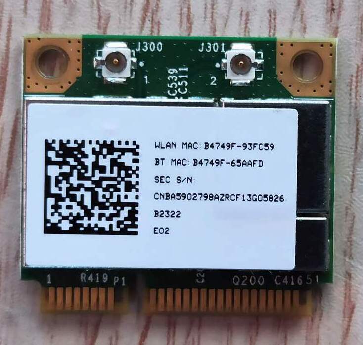 @ORIGINAL RV511 WIRELESS KART WLL6230B-D99 BCM94313HMGB