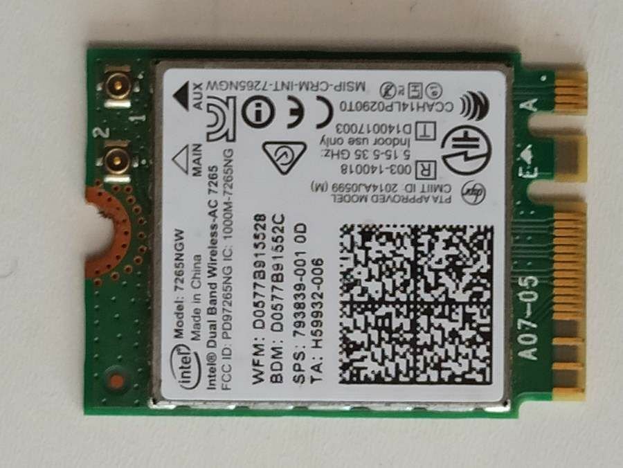@ORIGINAL INTEL DUAL BAND WIRELESS-AC 7265 7265NGW Bluetooth 4.0 G7K WIRELESS