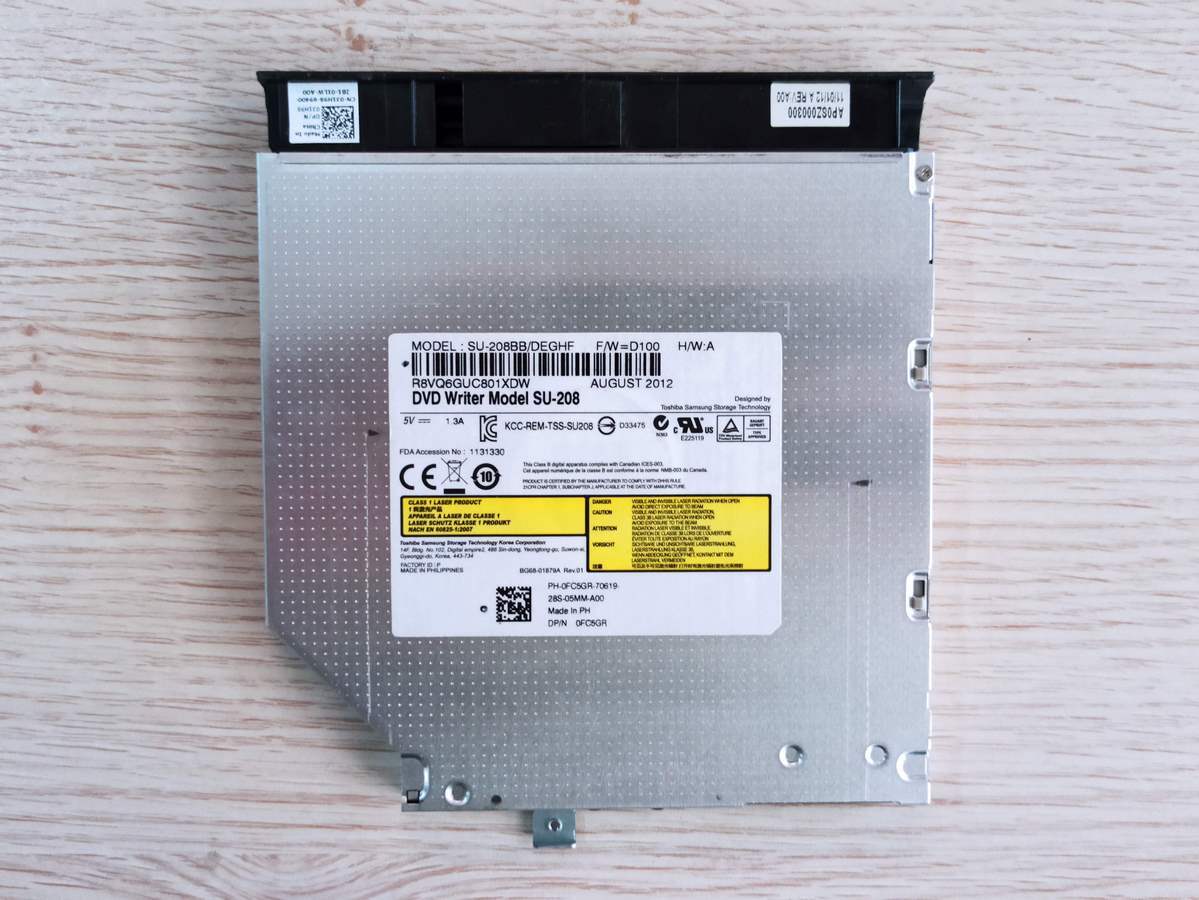 @ORIGINAL DELL 3521 DVD WRITER SU-208BB/DEGHF SU-208 AP0SZ000300