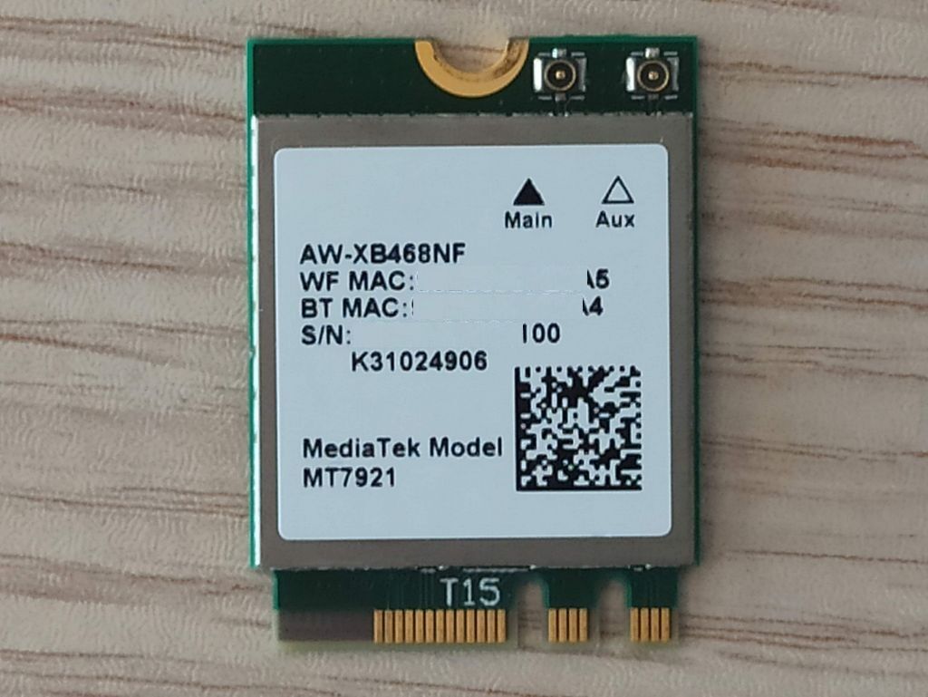 ASUS TUF Gaming FX506H AĞ KARTI AW-XB468NF MT7921