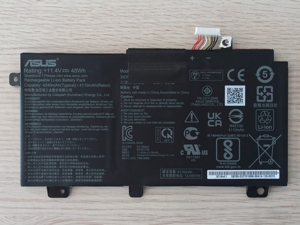 ASUS TUF Gaming FX506H BATARYA B31N1726