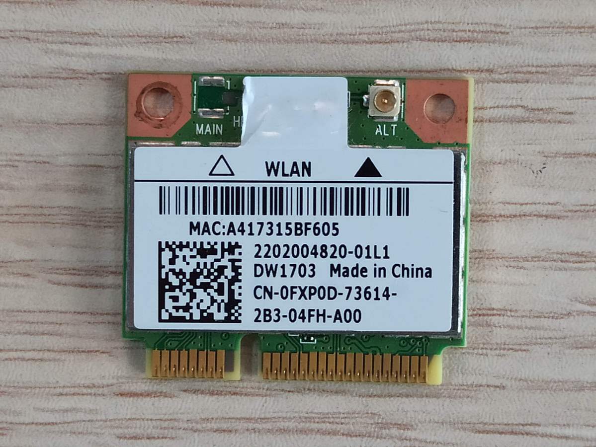 @ORIGINAL DELL 3521 WIRELESS 3521 AĞ KARTI ATHEROS AR5B225