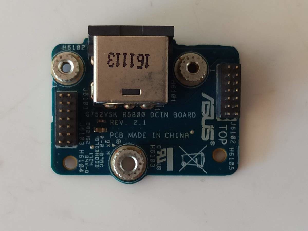 @ORIGINAL ASUS G752VSK DC JACK G752V DC JACK R5800 DCIN BOARD