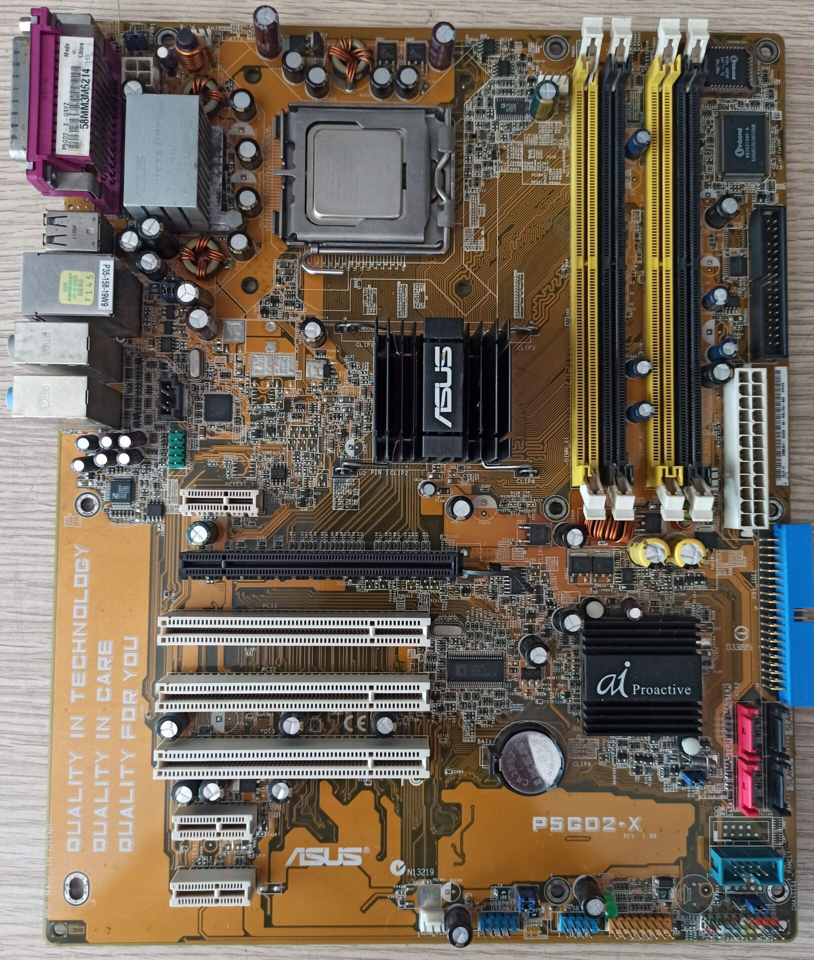 ASUS P5GD2-X 775 PIN ANAKART P4 640 CPU
