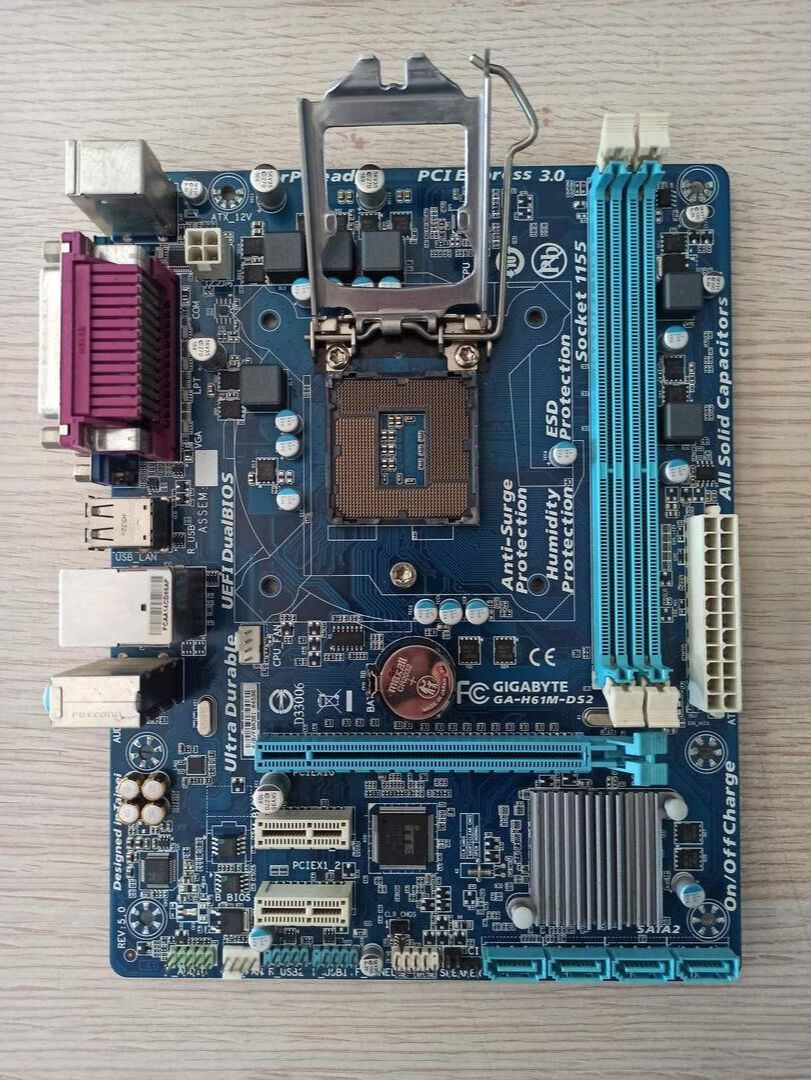 Gigabyte GA-H61M-DS2 (Rev. 5.0) 1155 DDR3 Anakart
