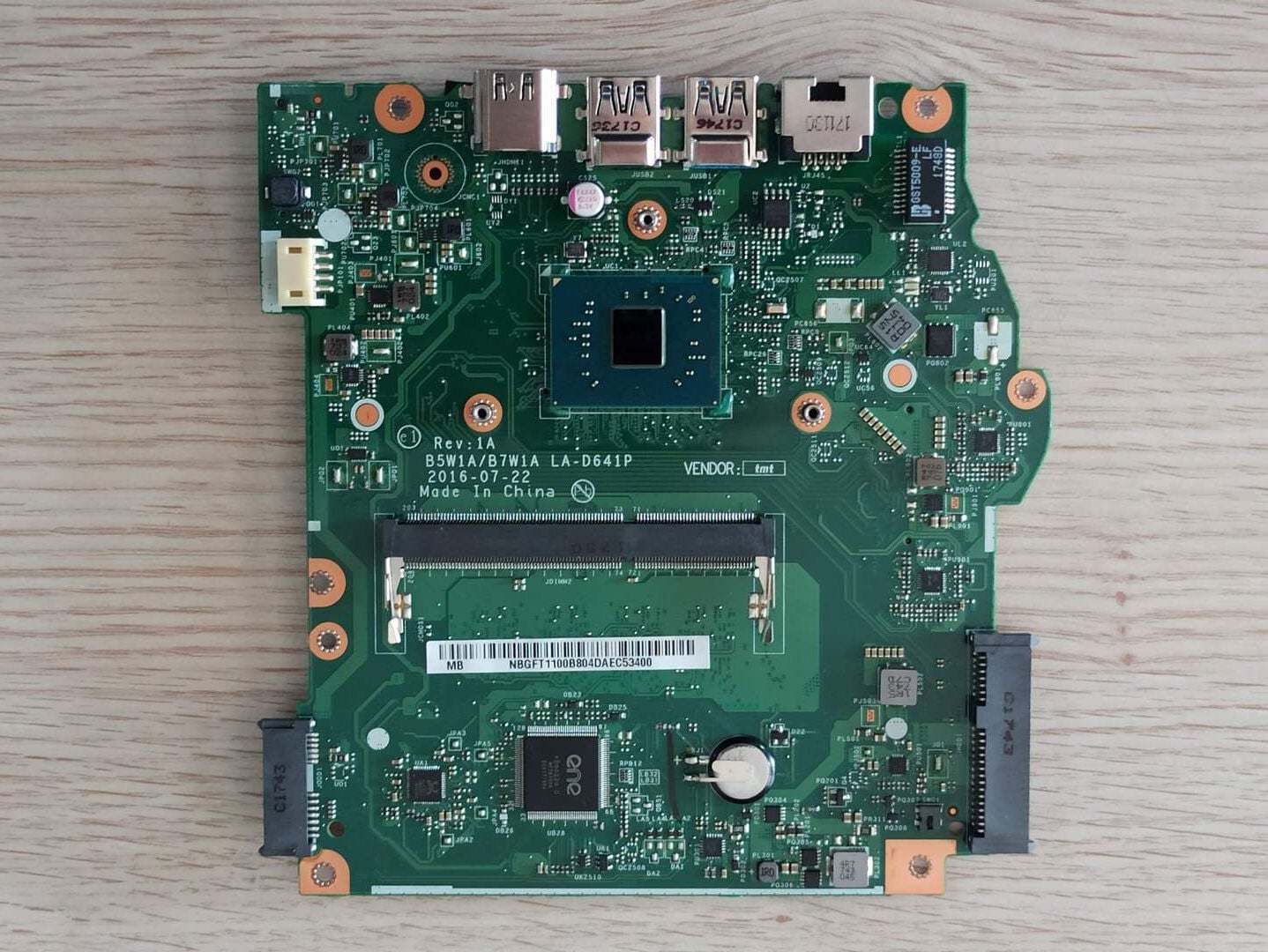 Acer ES1-533 Anakart LA-D641P