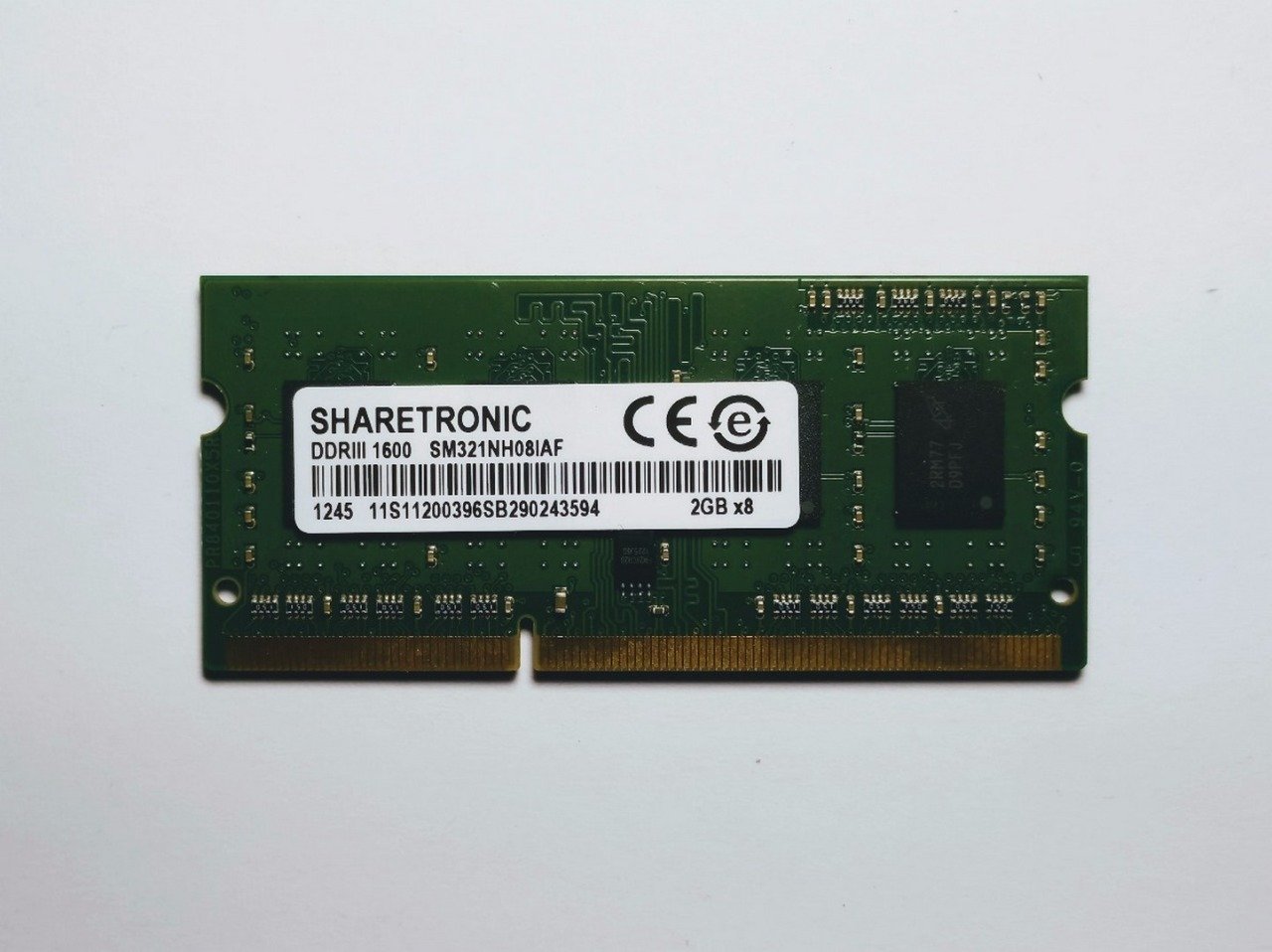 SHARETRONIC 2 GB PC3 12800S 1600 DDR3 NOTEBOOK RAM