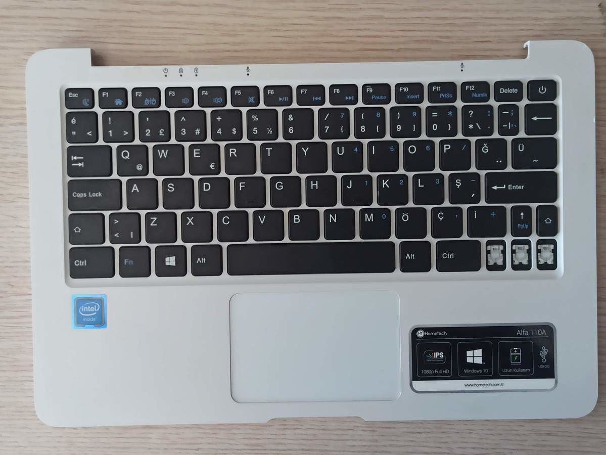 @ORIGINAL HOMETECH ALFA 110A ÜST KASA & KLAVYE ** AÇIKLAMA