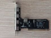 VT6212L Chip 5 (4+1) Port USB 2.0 PCI KX-305