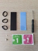 @ORIGINAL Alüminyum M.2 SSD Soğutucu Isı Dağılımı Radyatör Soğutma Silikon Termal Ped M2 Soğutucu