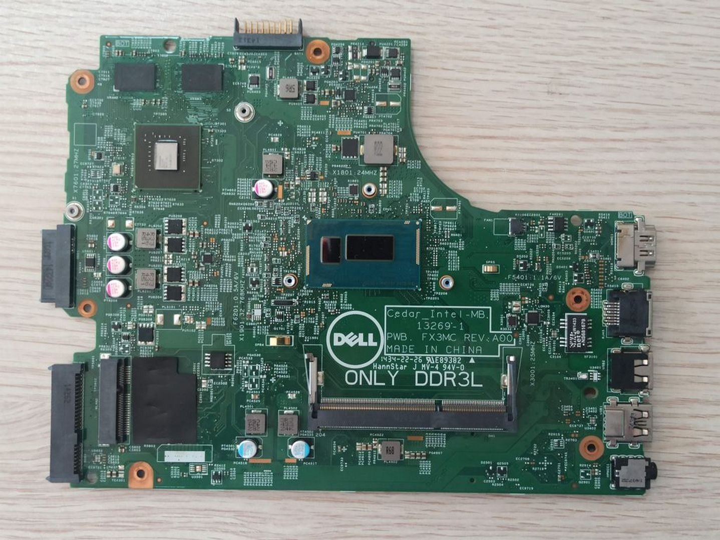 Dell inspiron 15 3542 Anakart CN-01P4HG-76206 CEDAR_INTEL_MB FX3MC