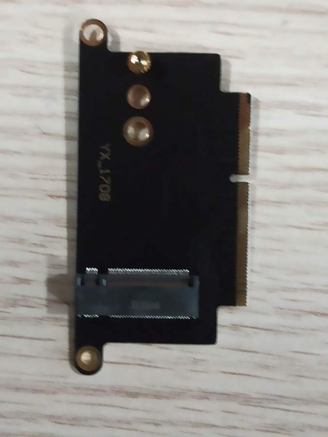 OEM 100% Yeni A1708 M2 SSD Çevirici Adaptör NVMe PCIe M2 NGFF Apple Macbook Yükseltici Kart 2016 2017