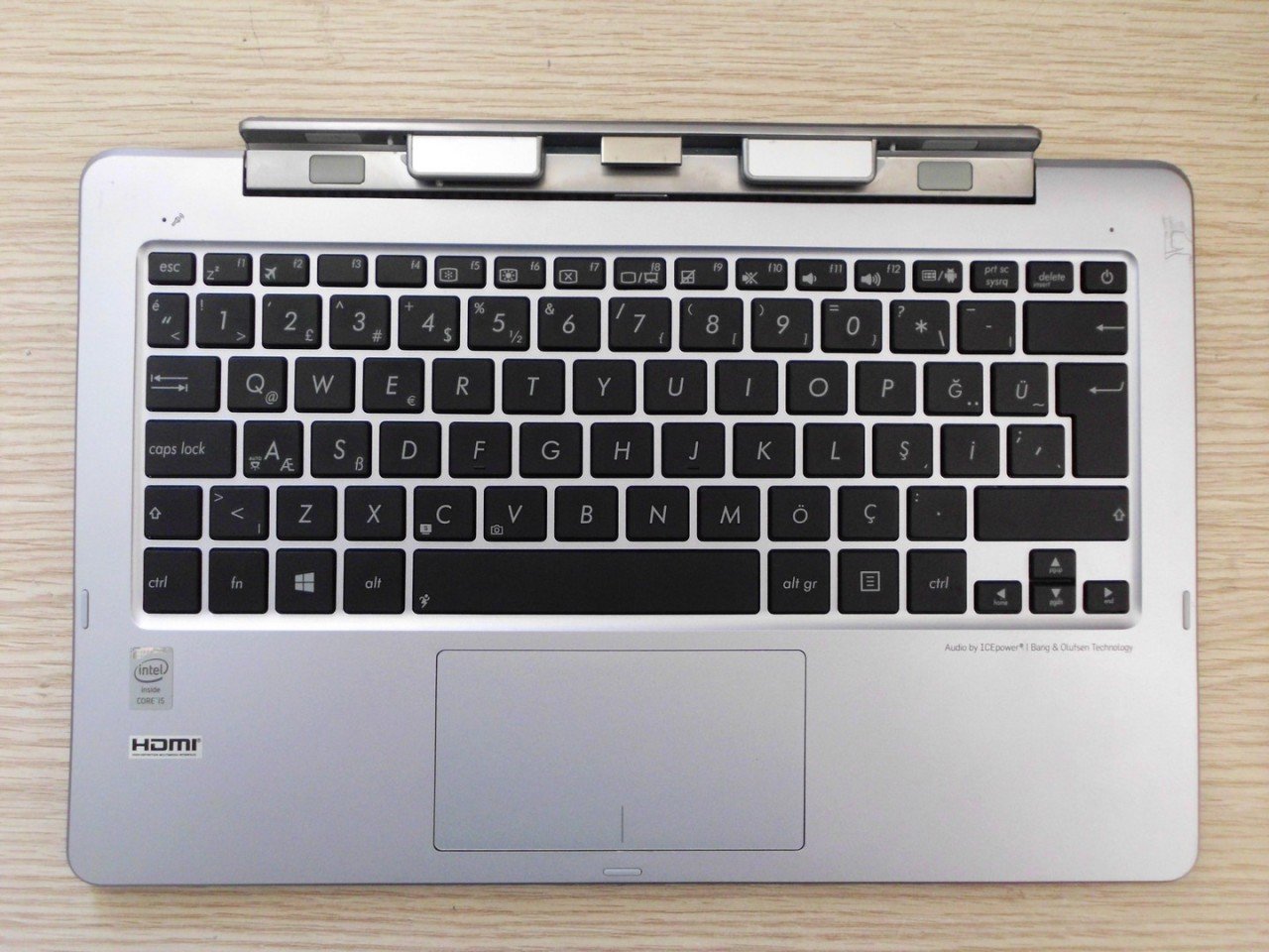 @ORIGINAL Asus TX201 ÜST KASA TX201L TX201LA Üst Kasa + Klavye + Hoparlör Lcd Data 13N0-QIA0611 13NB03I1AP0311